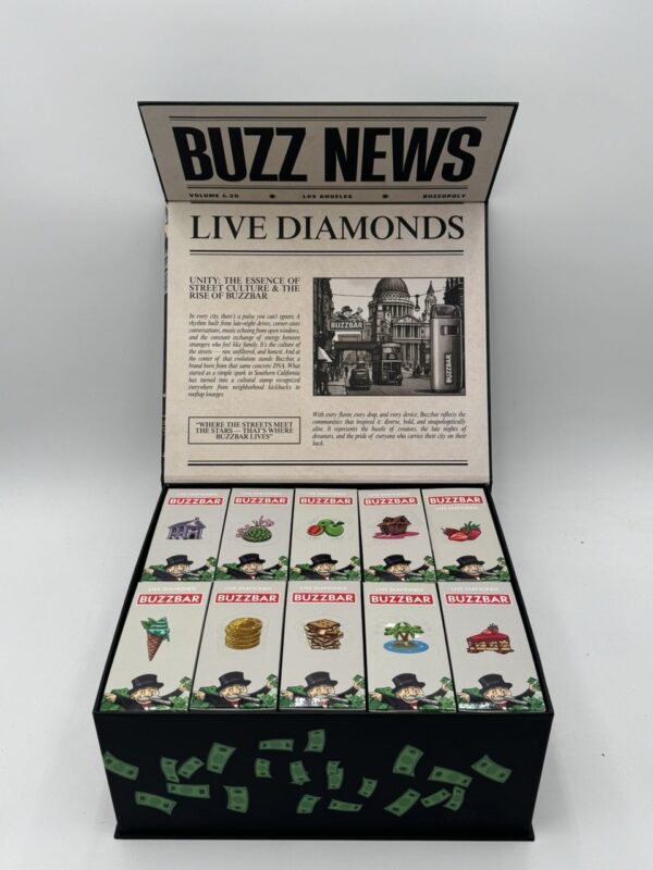 Buzz Bar 3G 
Monopoly Edition 
DUO FLAVOR

10+  each
30+  each
50+  each
100+  each
250+  each